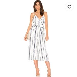 JUMPSUIT- white & navy. Brand New